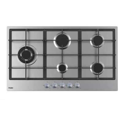 PLAQUE 5FEUX HAIER ENCASTRABLE 90X60 A GAZ INOX HOB790SS image 1