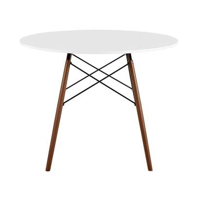 Table à manger ronde en bois image 3