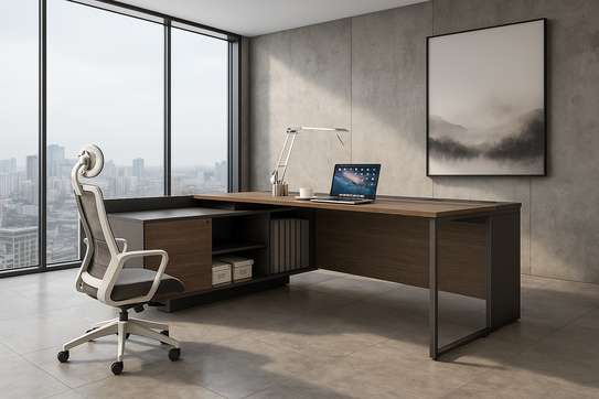 Bureau d’angle et chaise image 4