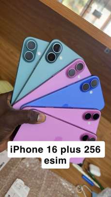 Apple iPhone 16 Plus 256 Go eSIM Vert Rose Bleu image 1