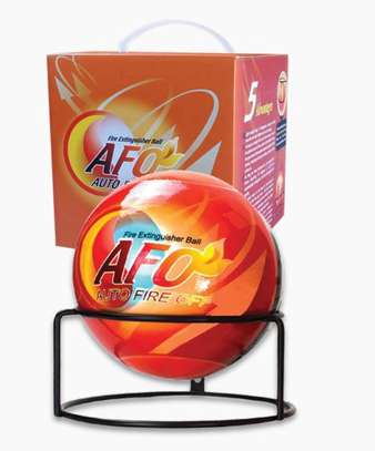 Extincteur boule anti-feu avec support image 1