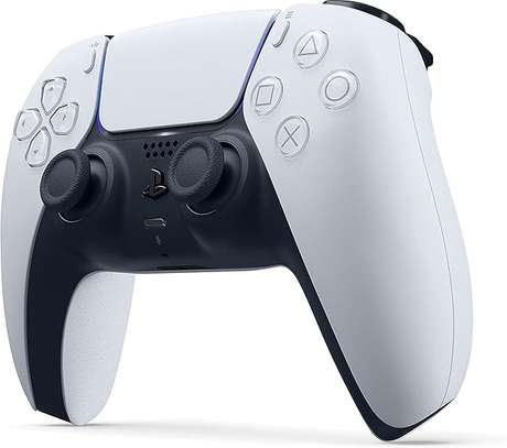 Sony DualSense manette sans fil PS5 blanche noire image 2