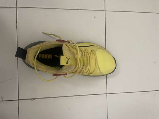 Puma Mens Uproar Spectra Basketball Sneakers Shoes - Yellow image 3