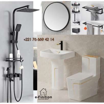 Chaise anglaise et lavabo complet image 2