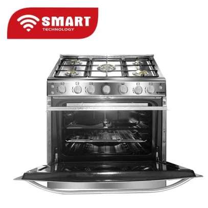 CUISINIERE SMART TECHNOLOGY 5FEUX 80X60 A GAZ ROTISSEUR image 2