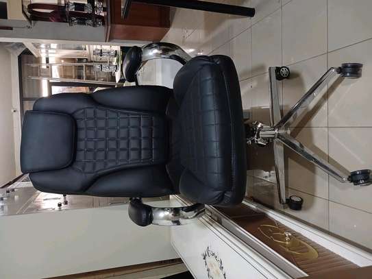 Chaises bureau cuir image 2