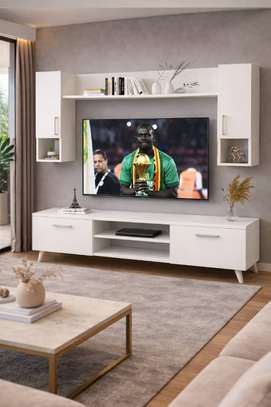 Ensemble table tv et table basse haut standing image 5
