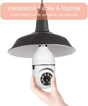 Caméra De Surveillance wifi extérieur format Ampoule - Patte d'oie