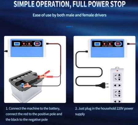 Chargeur de batterie Auto/moto/camion 12/24 volts - image 3