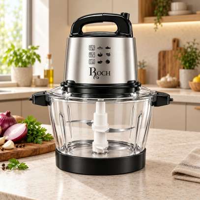 HACHOIRE A VIANDE 6LITRES ROCH ARGENT NOIR RFP750D image 2