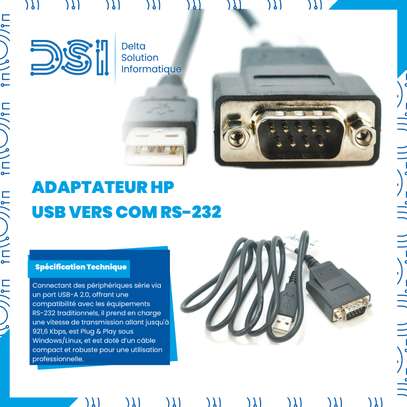 Adaptateur HP USB vers COM RS-232 image 1