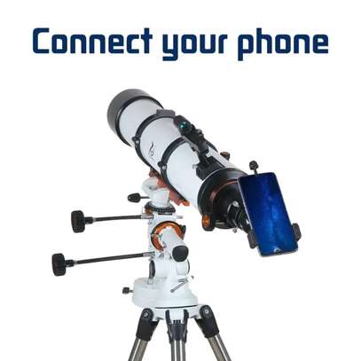 Télescope réfracteur blanc monture équatoriale précis image 3