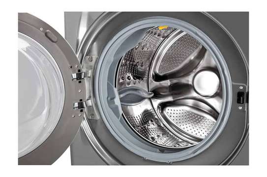 MACHINE À LAVER LG 2OKG SÉCHAGE 12KG SILVER image 1