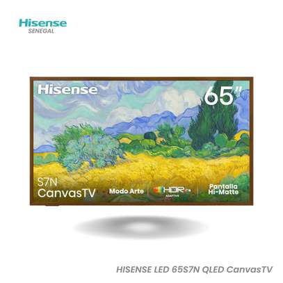 SMART TV HISENSE 65POUCES 65S7N QLED CANVAS TV 4K ART MODE image 2