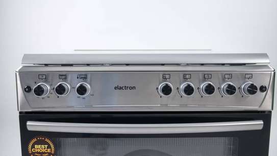 CUISINIERE ELACTRON 5FEUX 90X60 INOX EL6090 image 9