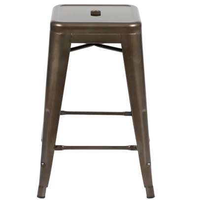 Tabouret vintage en métal image 3