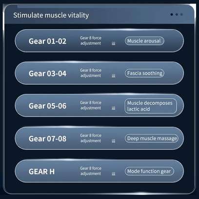 Pistolet de massage électrique fascial Pro image 14