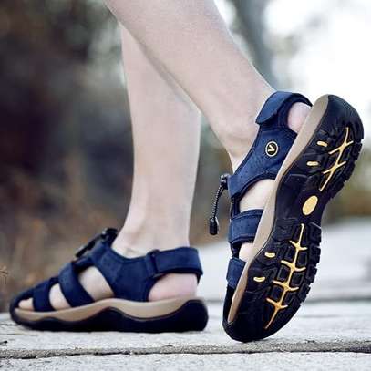 Sandales de sport antidérapantes pour homme, cuir... image 9