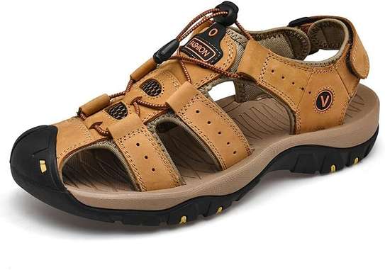 Sandales de sport antidérapantes pour homme, cuir... image 1