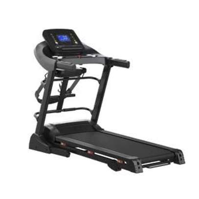 Tapis roulant électrique pliable écran LCD noir image 1