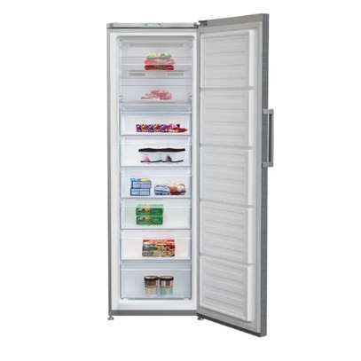 CONGÉLATEUR 315L BEKO VERTICAL 8 TIROIRS A+ SILVER image 1