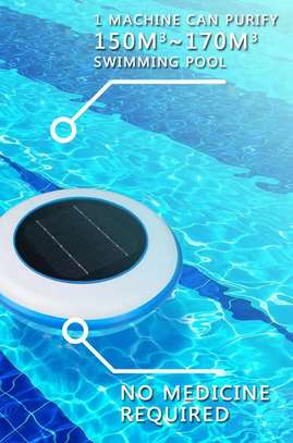 Nettoyeur de piscine, Ioniseur solaire, économise 85% de CH image 1