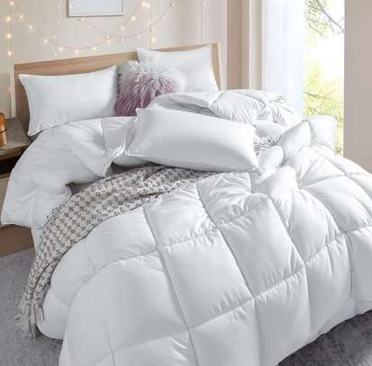 Couette avec drap blanc unique image 3