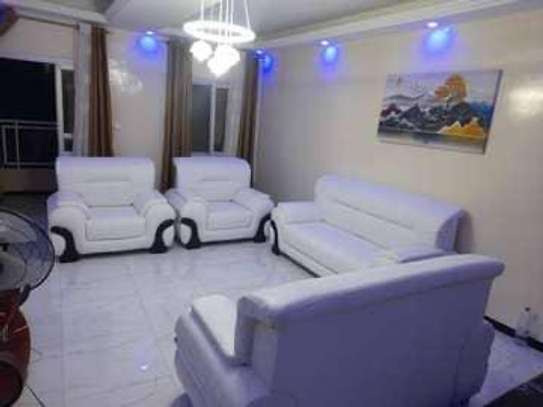 Salon 7 Places Simili Cuir image 1