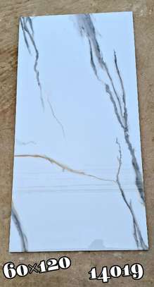 Carrelage effet marbre blanc 60x120 cm céramique image 8