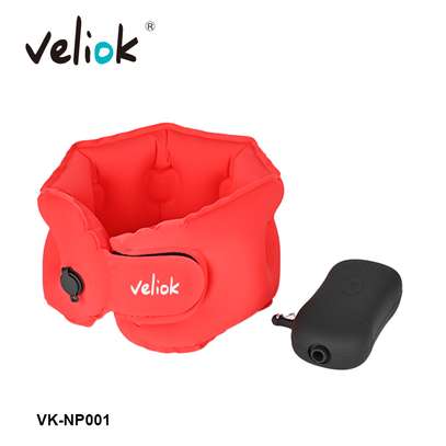 Oreiller cervical de voyage gonflable de poche image 8