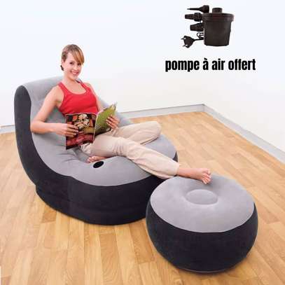 fauteuil Gonflable avec  Repose-pieds image 1