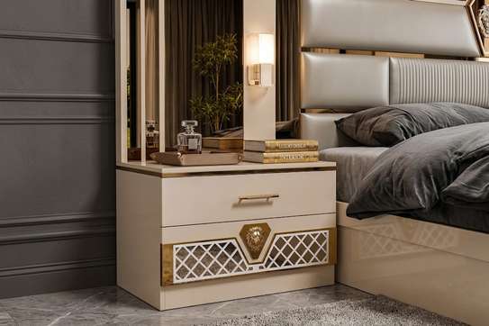 CHAMBRE A COUCHER ARMOIRE 6BATTANTS 5PIECES image 2