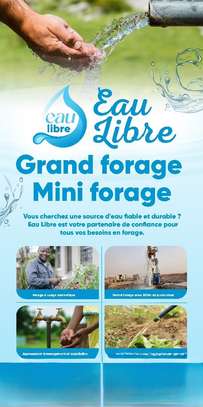 Grand forage et mini forage, Sondage eaux souterraines image 1