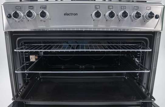 CUISINIERE ELACTRON 5FEUX 90X60 INOX EL6090 image 4