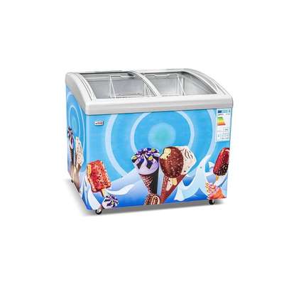 CONGELATEUR  400LITRES ASTECH HORIZONTAL VITRINE FH400VD image 1