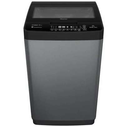 MACHINE A LAVER HISENSE 8KG TOP LOAD SILVER image 1
