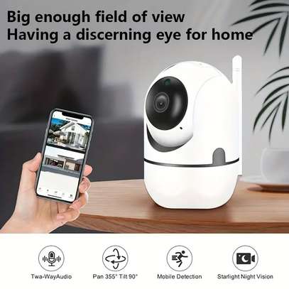 Caméra de surveillance WiFi audio Bidirectionnelle, Rotative image 3