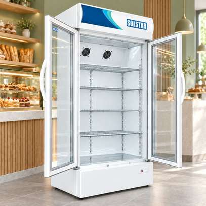 REFRIGERATEUR SOLSTAR VERTICAL 2PORTES VITRINE VO9000 image 2