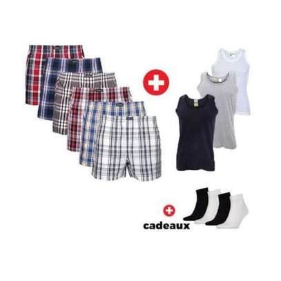 Pack 6 caleçons 4 paires chaussette et 3 sous vêtement image 1