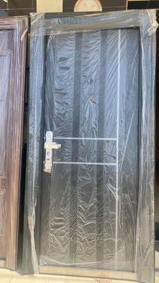 Porte Métal en Bois et Vitre image 3