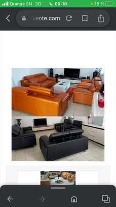 Salon en cuir 7 places image 5