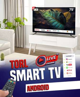 TELEVISEUR TORL 75 POUCES ANDROID SMART 4K image 1