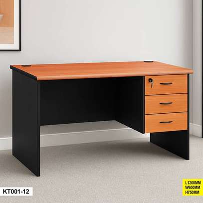 TABLE BUREAU KT001-12 - 3 TIROIRS image 1
