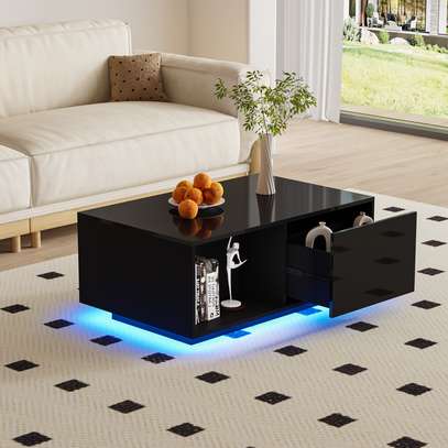 Table basse avec lumière led image 5