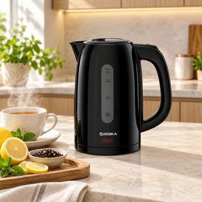 BOUILLOIRE 1.7LITRES DESKA ELECTRIQUE ARGENT NOIR BO0303XB image 2