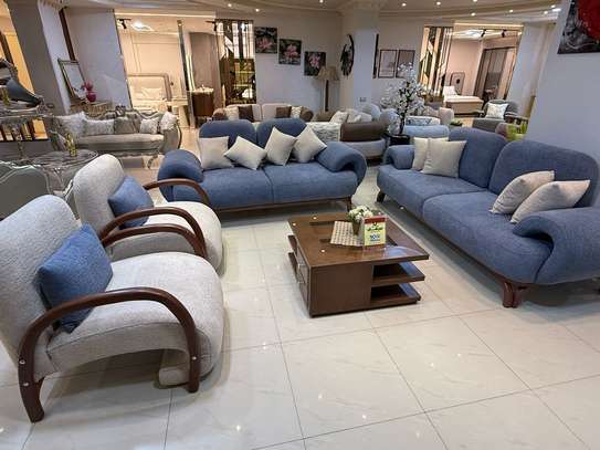 SALON ITALIEN BLEU - BLANC image 6