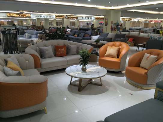 Salon en cuir 7 places image 1