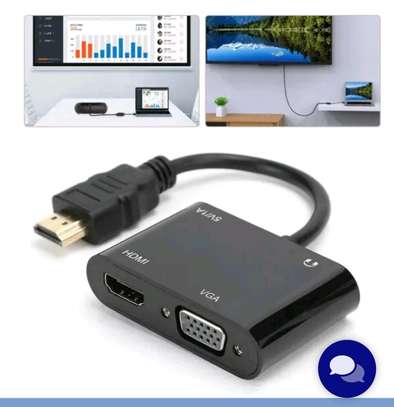 convertisseur HDMI vers HDMI, VGA image 1