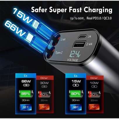 Chargeur de voiture rapide 4-en-1 - CALUS CAR06 - 66W image 12