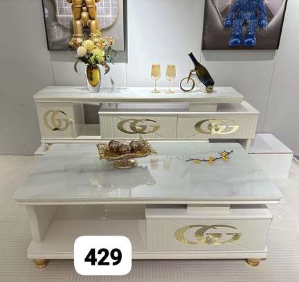 Ensemble table tv - table basse image 10